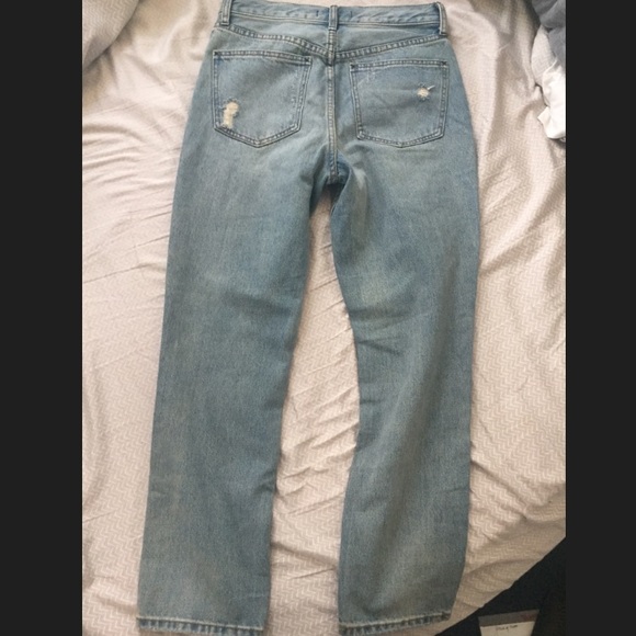 SOLD NWOT Free People Distressed Denim Jeans - Picture 7 of 7